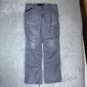 Ariat Pants Mens 34x36 (Fits 36x34) M5 Straight Leg Cargo Grey FR Stretch CAT 2